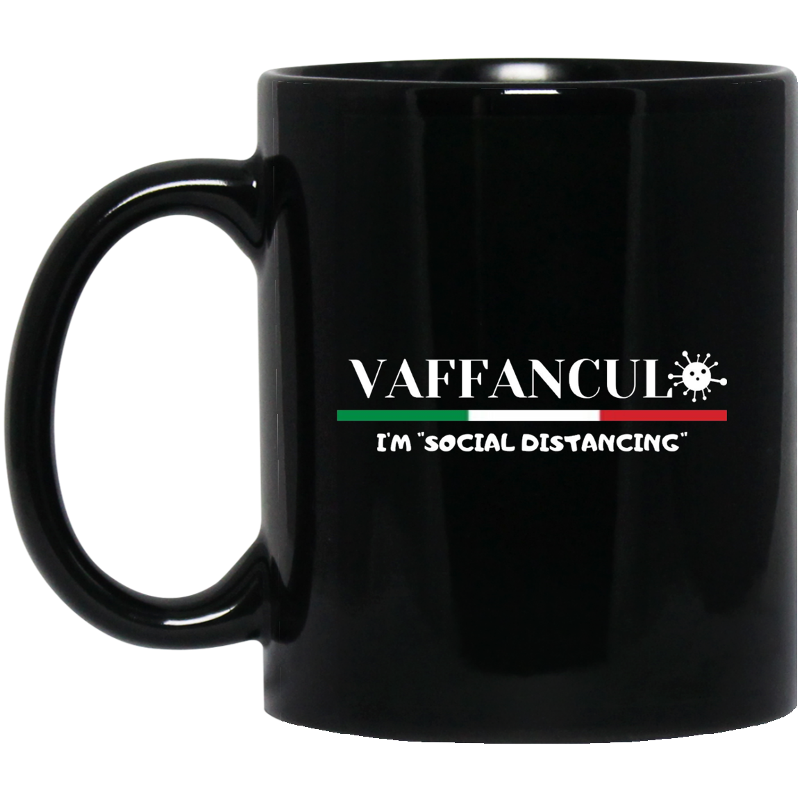 Vaffanculo Virus 11 oz. Black Mug