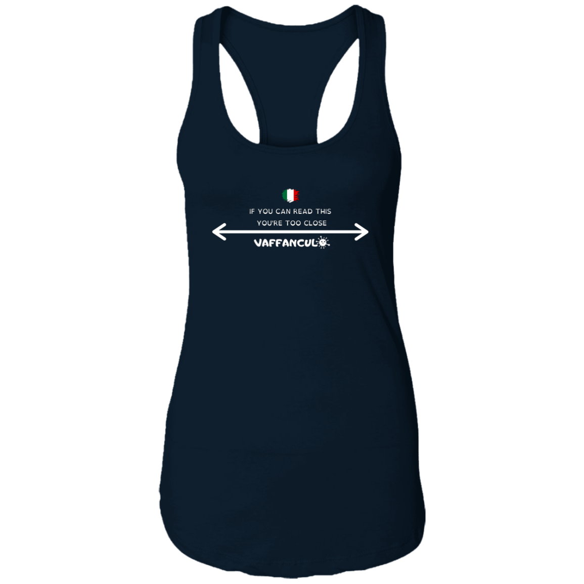 Too Close Ladies Ideal Racerback Tank