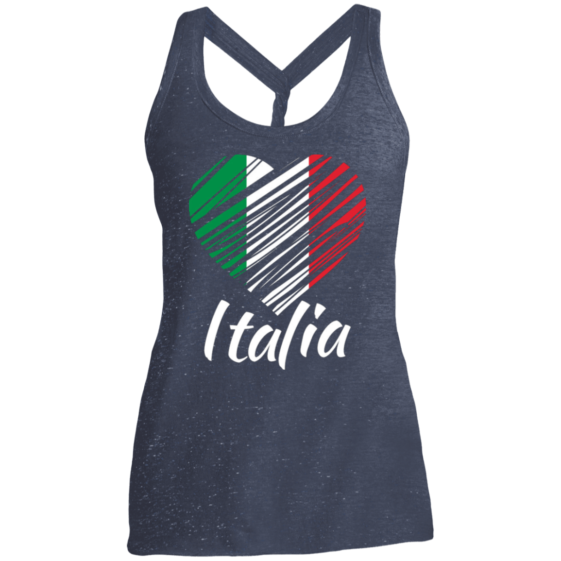 I Love Italy Cosmic Twist Back Tank