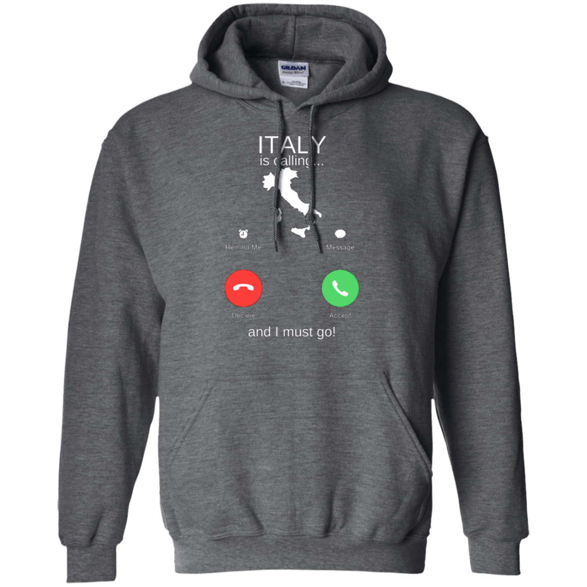 Italy Is Calling Pullover Hoodie