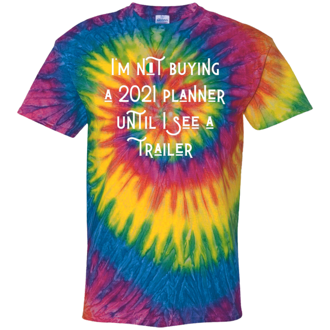 Funny 2021 Trailer Tie Dye T-Shirt