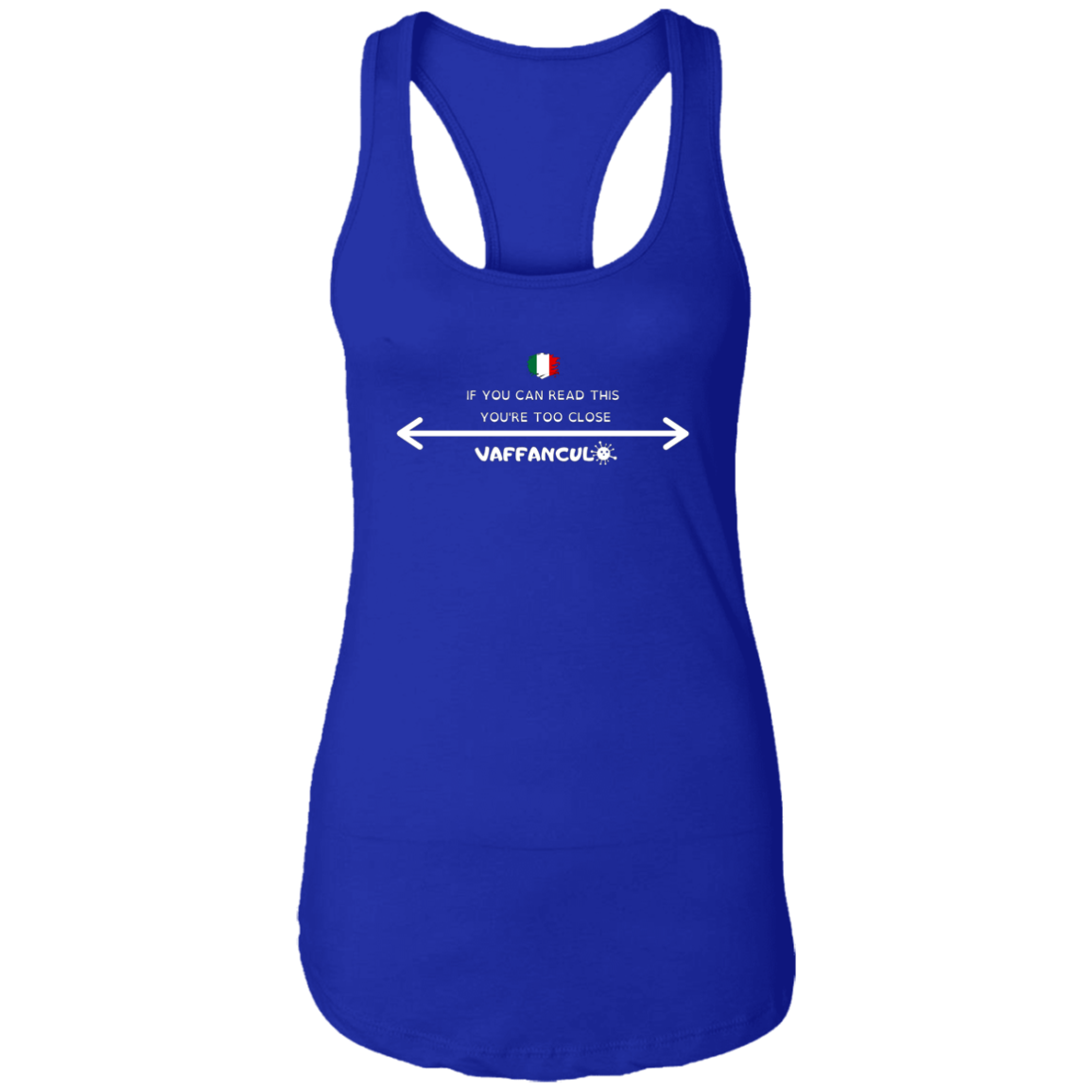 Too Close Ladies Ideal Racerback Tank