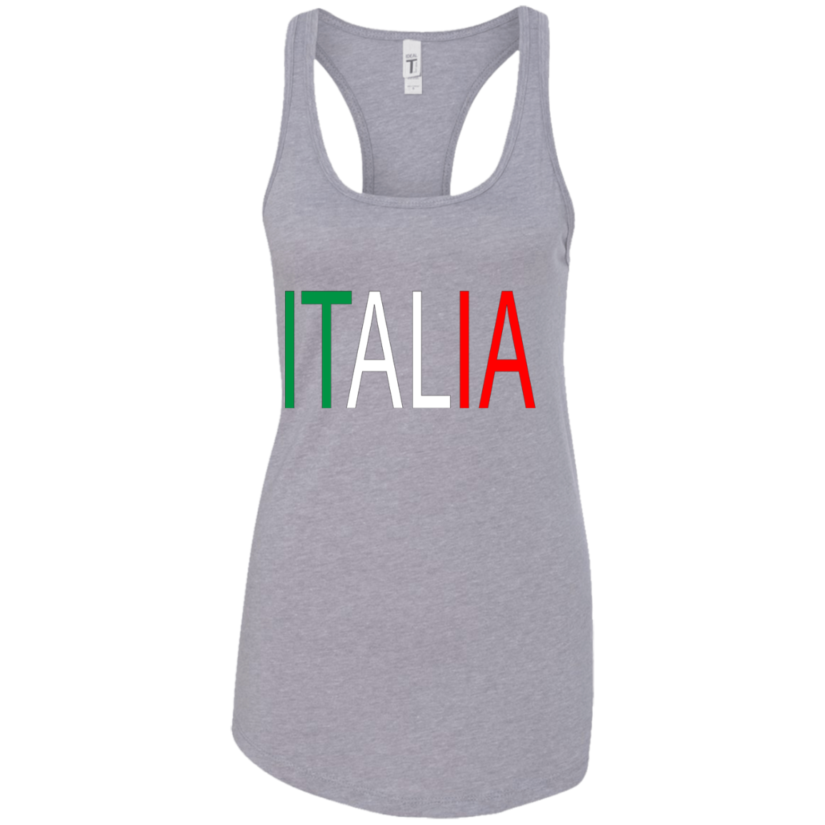 Italia Ladies Ideal Racerback Tank