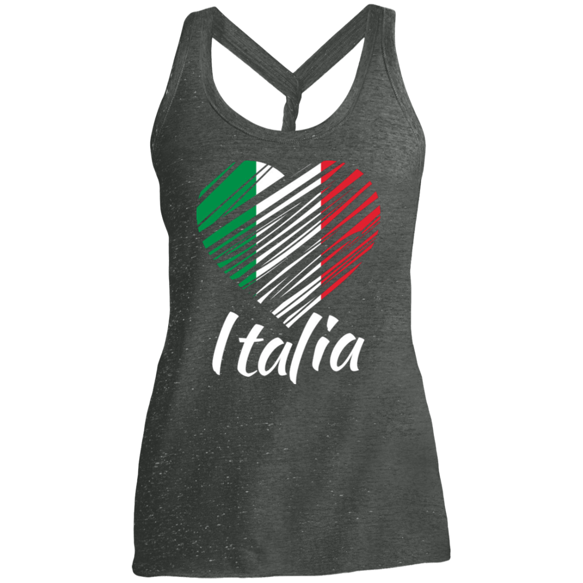 I Love Italy Cosmic Twist Back Tank