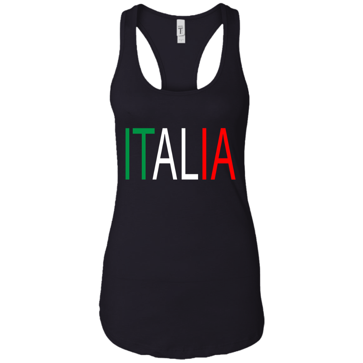 Italia Ladies Ideal Racerback Tank