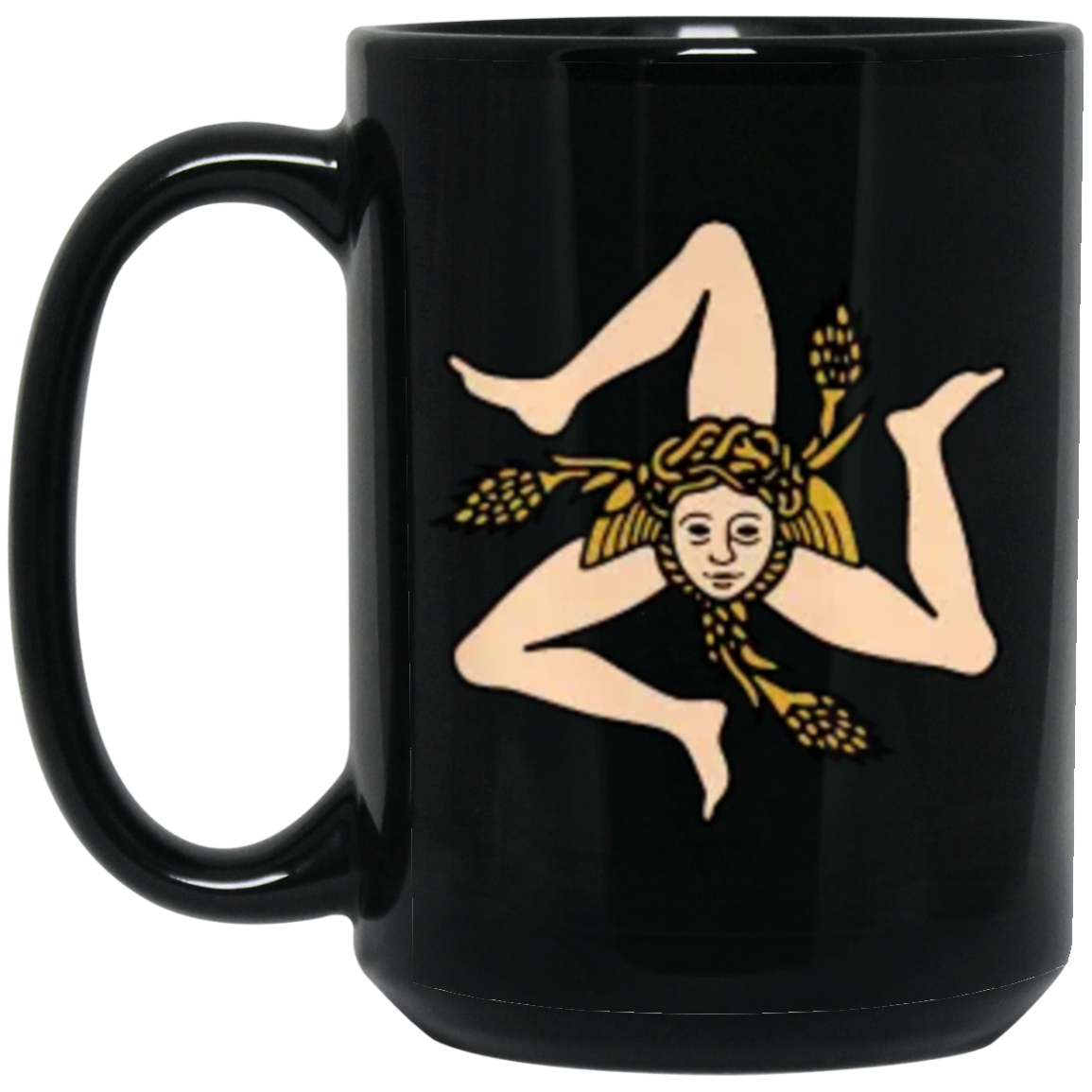 Sicilian 15 oz. Black Mug