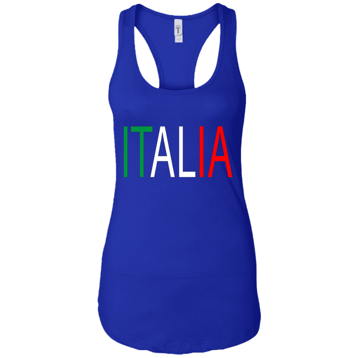 Italia Ladies Ideal Racerback Tank