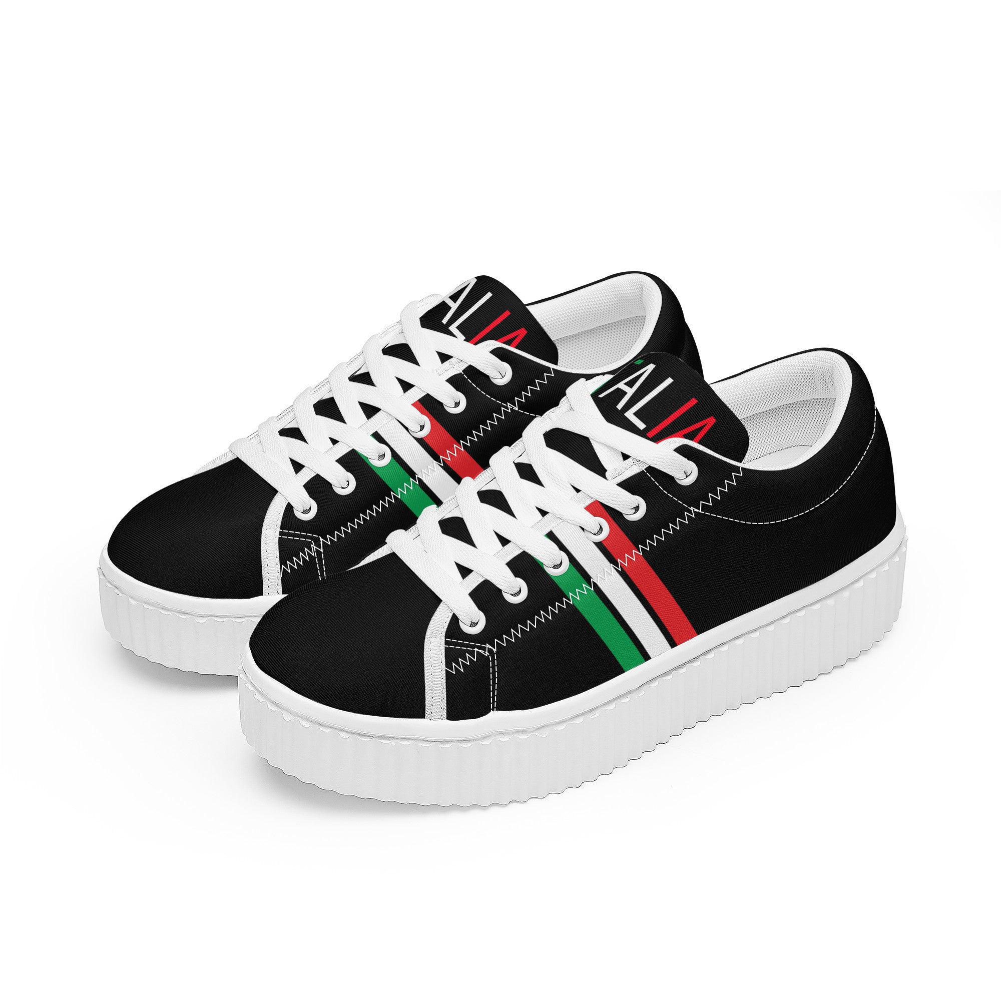 Italia Women's Low Top Platform Sneakers