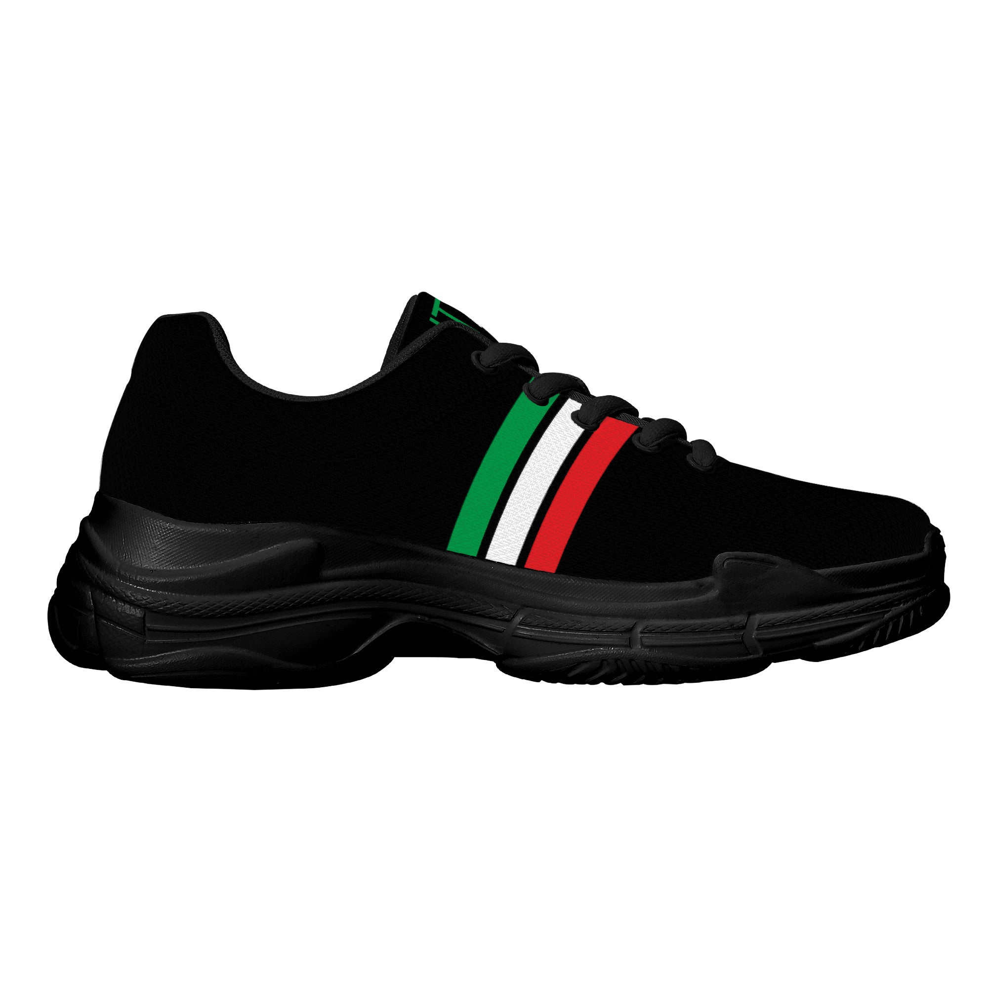 Italia Chunky Sneakers - Black