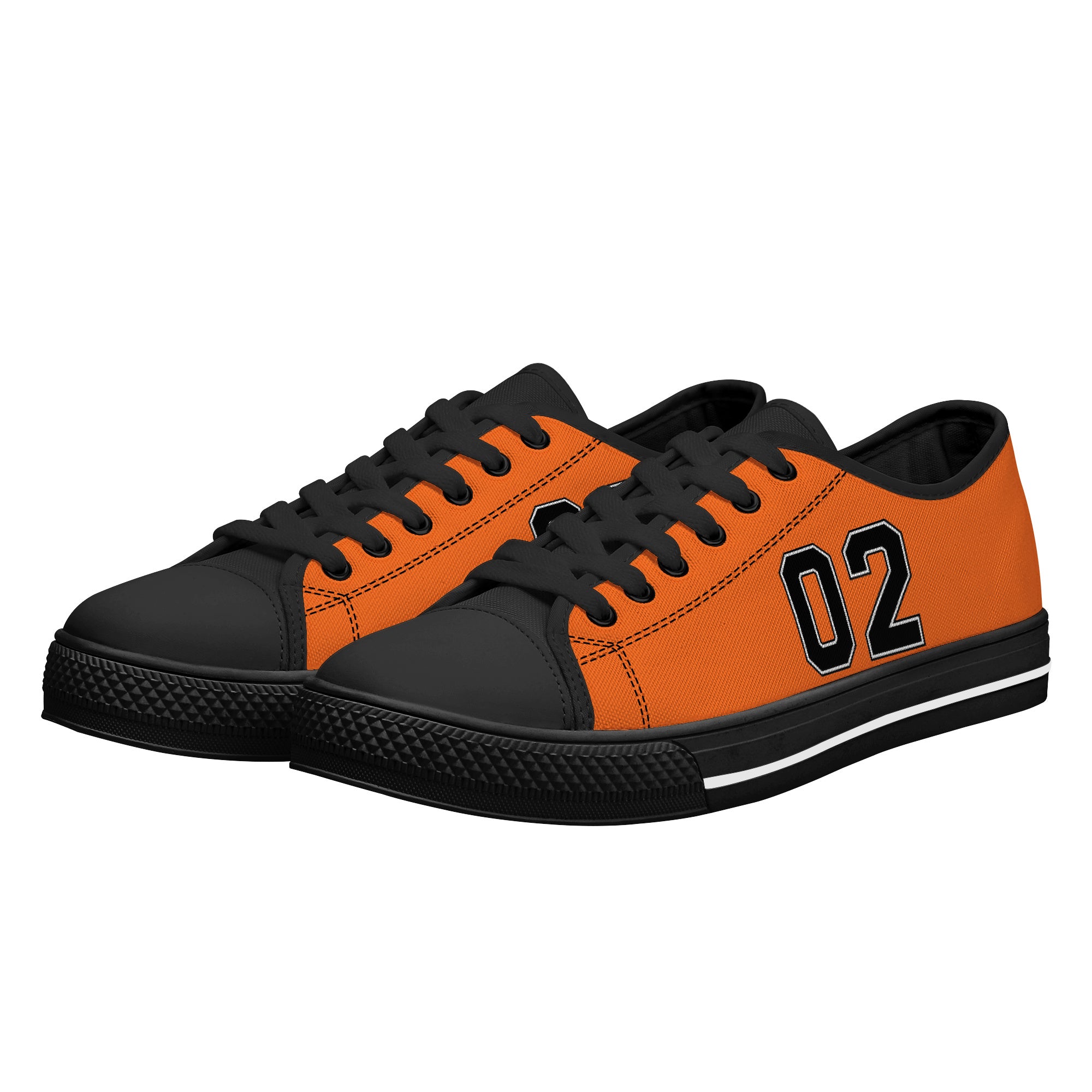 02 Rubber Outsoles Low-Top Canvas Shoes