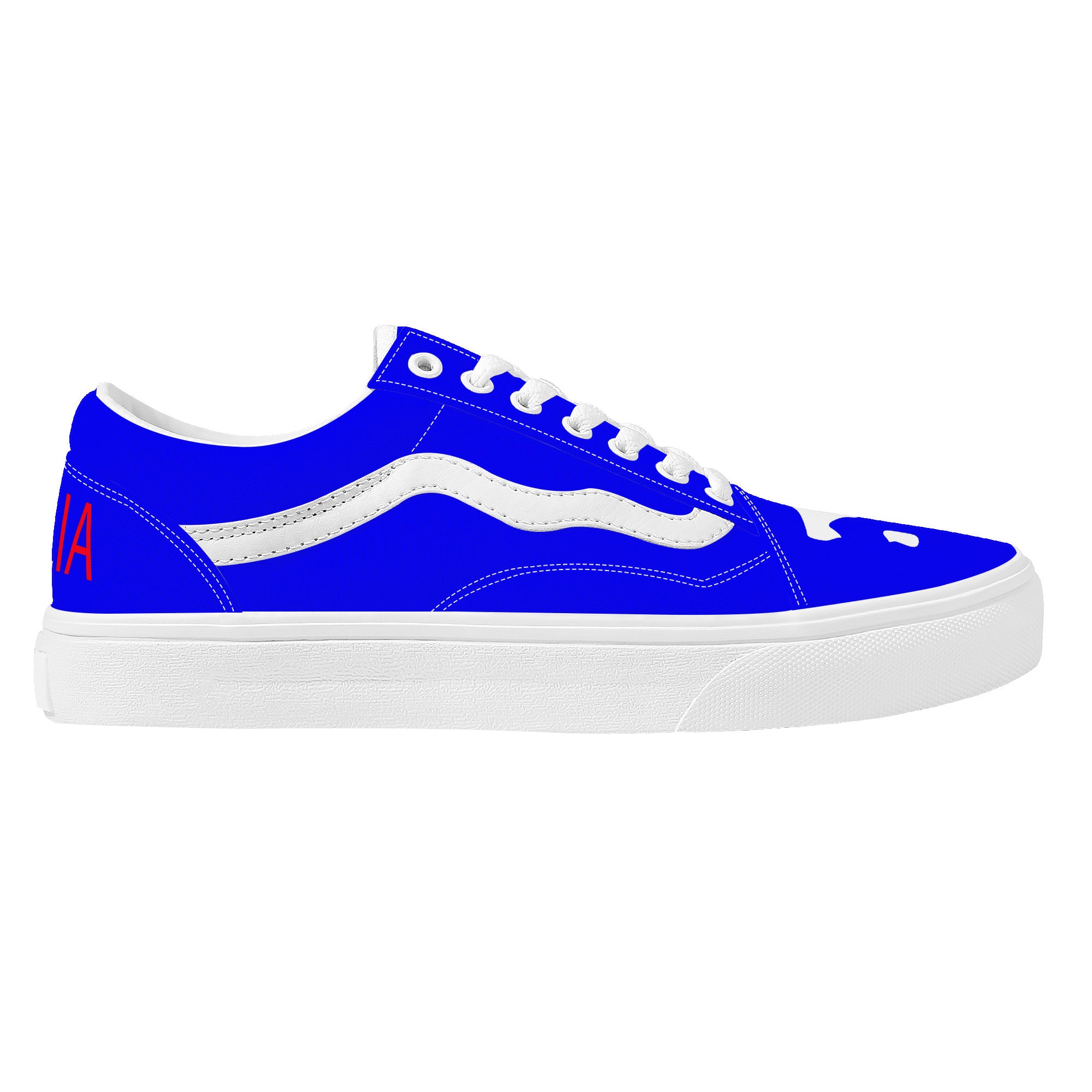 Italia Low Top Flat Sneakers Blu