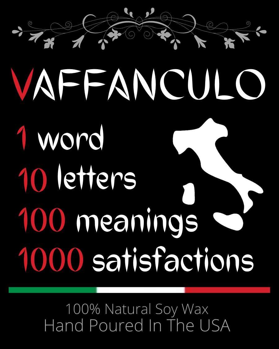 Vaffanculo 1 Word 1000 Satisfactions Scented Candle