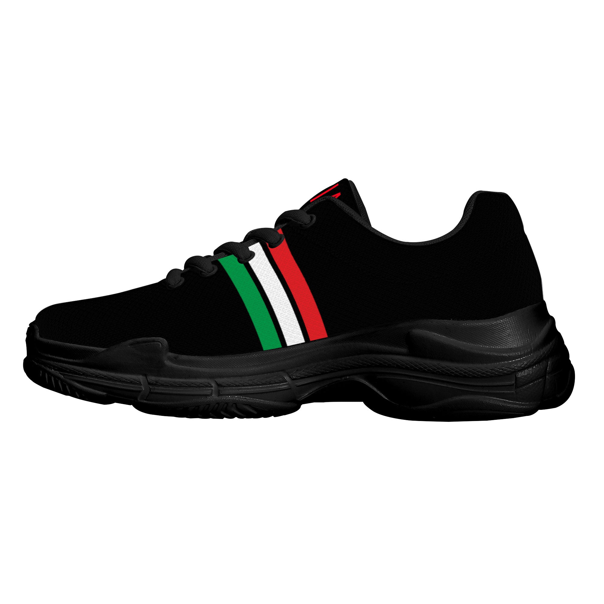 Italia Chunky Sneakers - Black