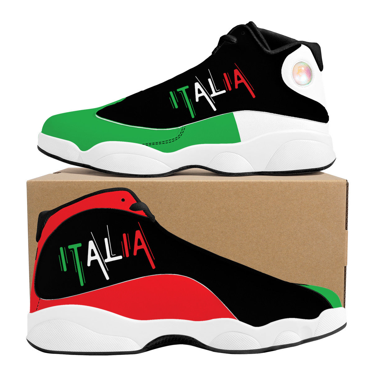 Italia Basketball Sneakers - Black