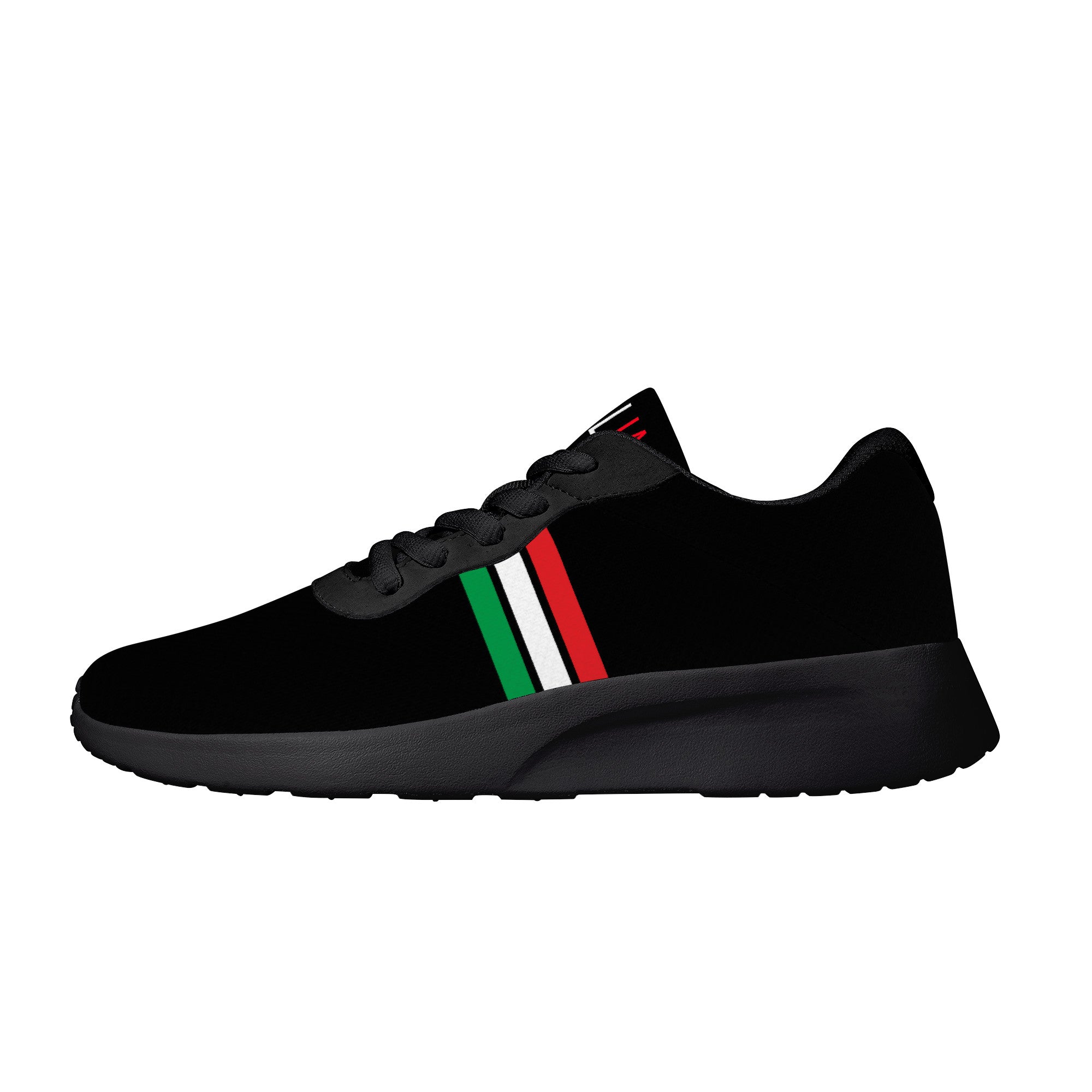 Italia Air Mesh Running Shoes - Black