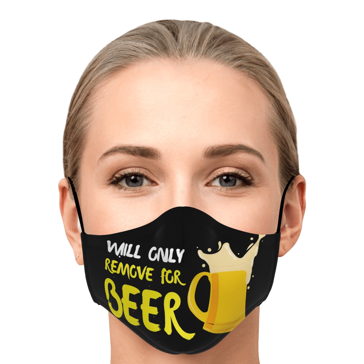 Will Only Remove For Beer Face Mask + 2 PM 2.5 Filters