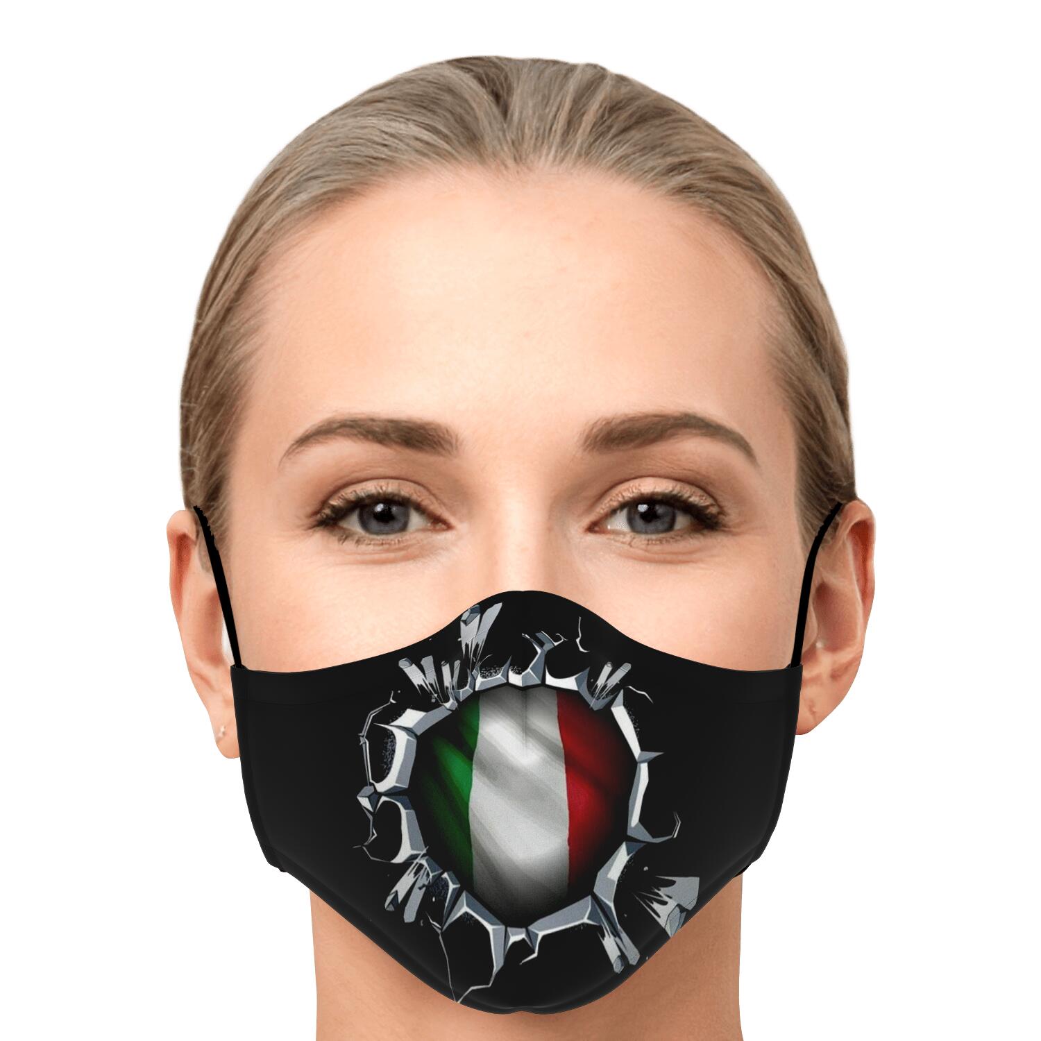 Italy Inside Custom Face Mask + 2 PM 2.5 Filters