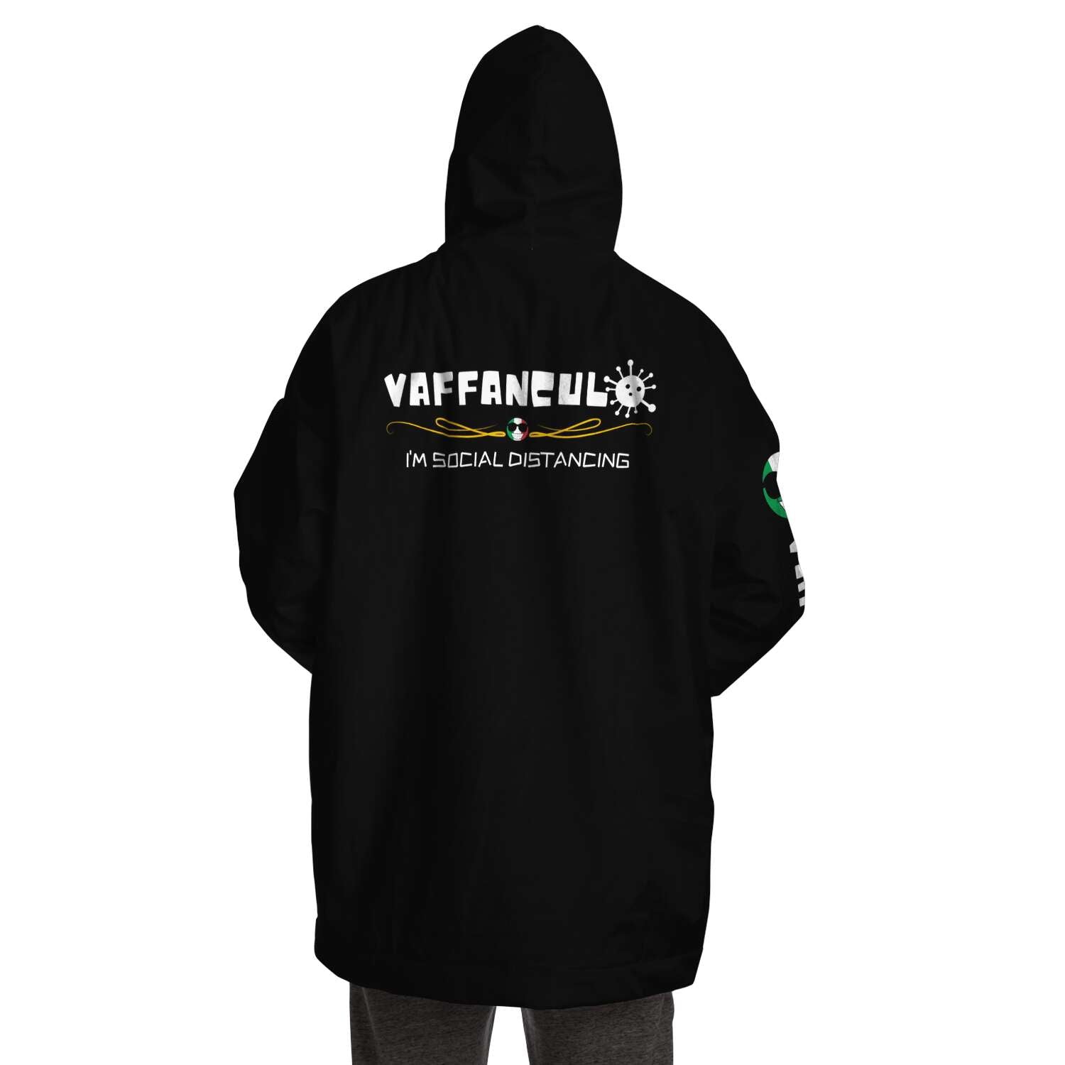 Vaffanculo I'm Social Distancing Snug Hoodie