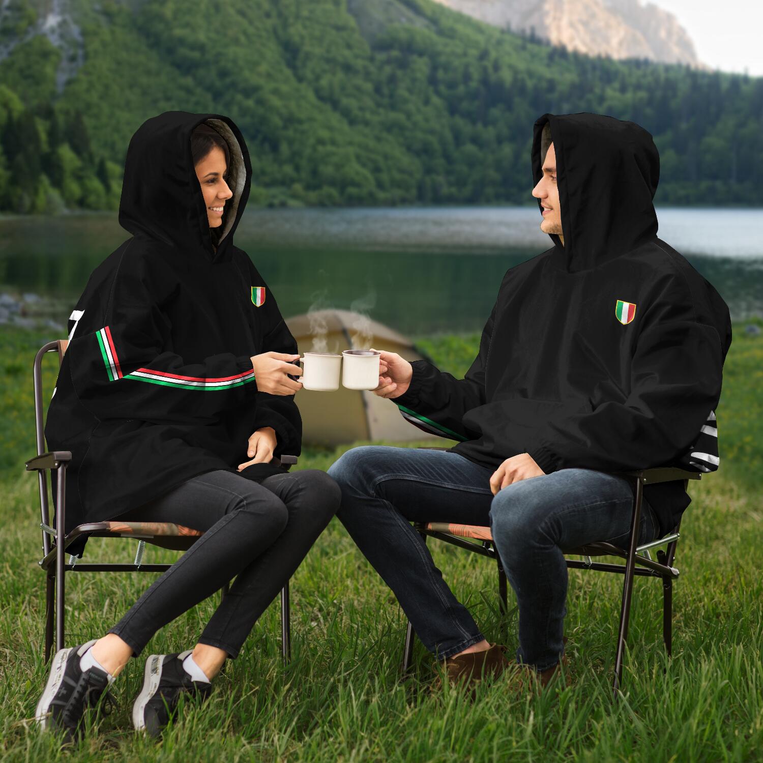 Italia Snug Hoodie AOP