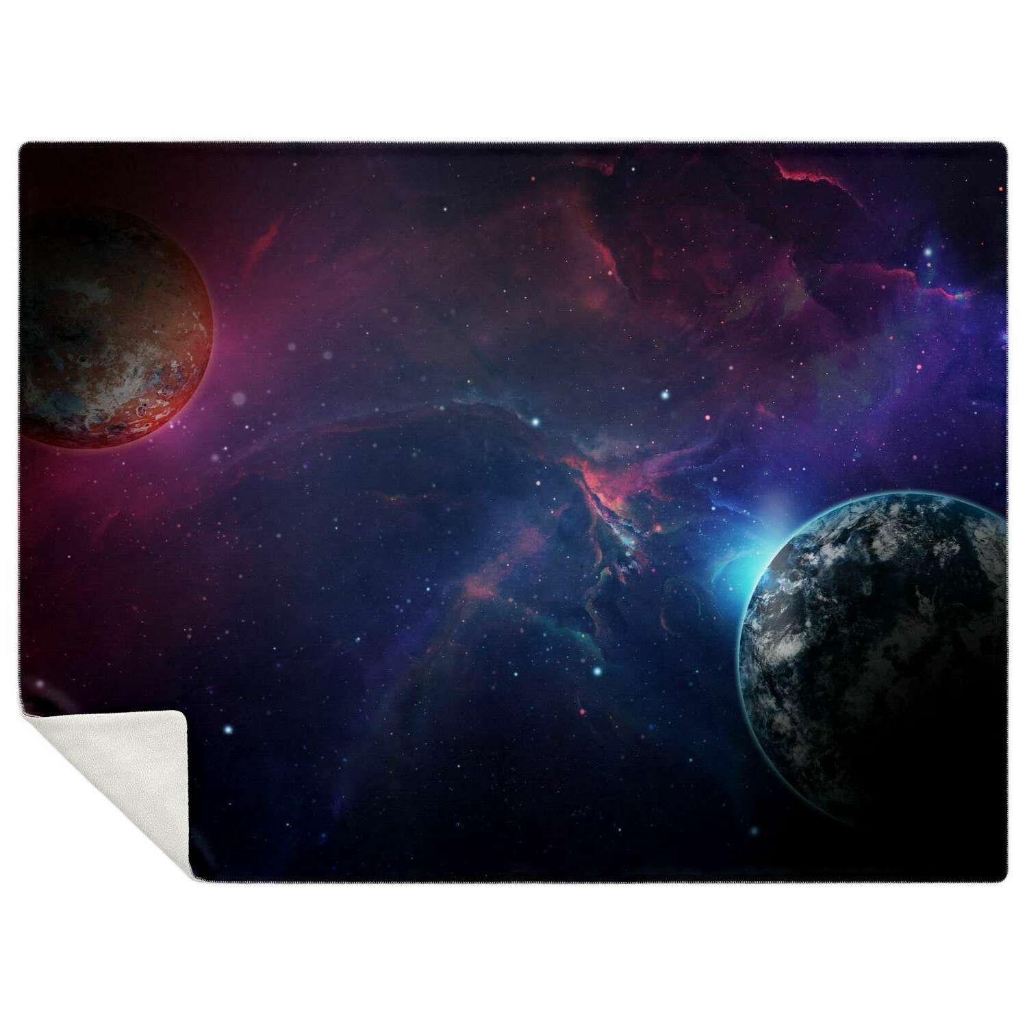 Space Galaxy Premium Microfleece Blanket