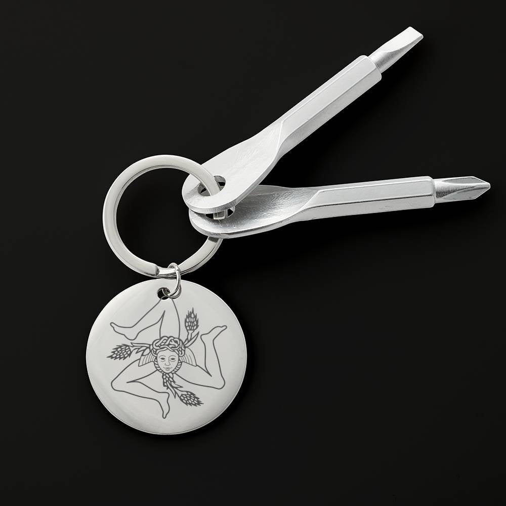 Sicilian Screwdriver Keychain