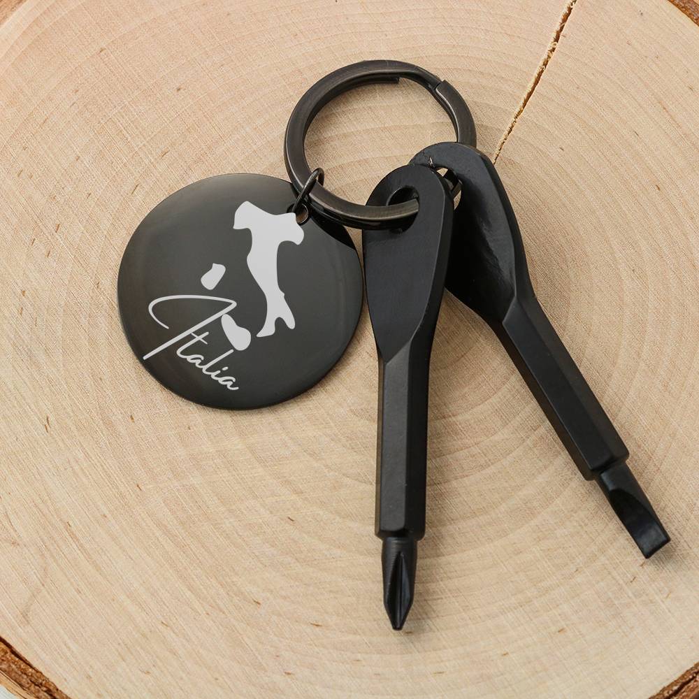 Italia Screwdriver Keychain
