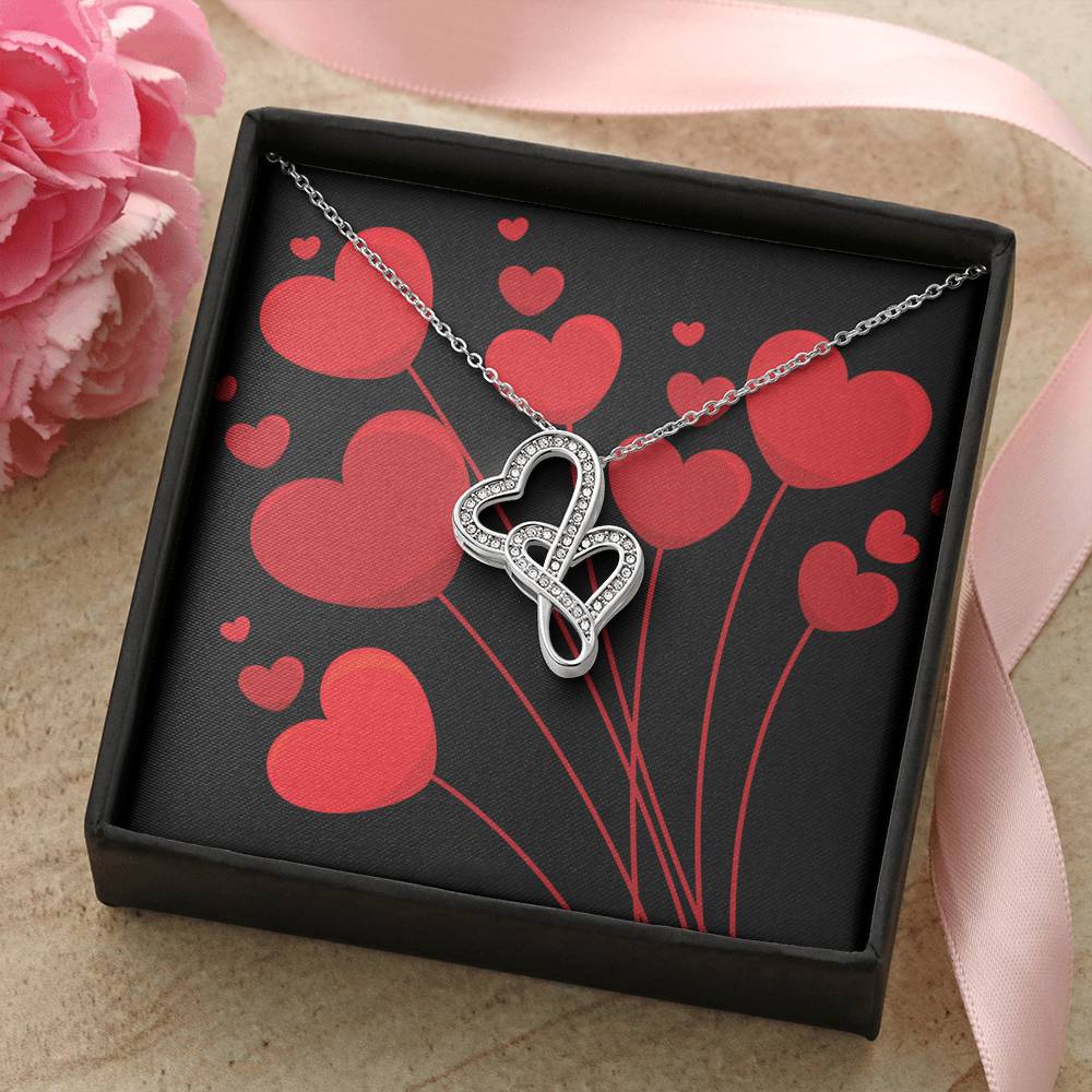 Double Heart Necklace