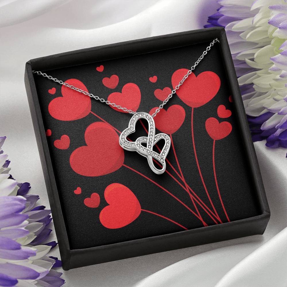 Double Heart Necklace