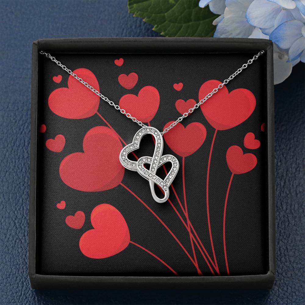 Double Heart Necklace