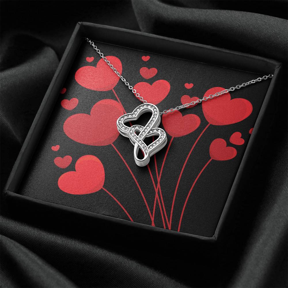 Double Heart Necklace