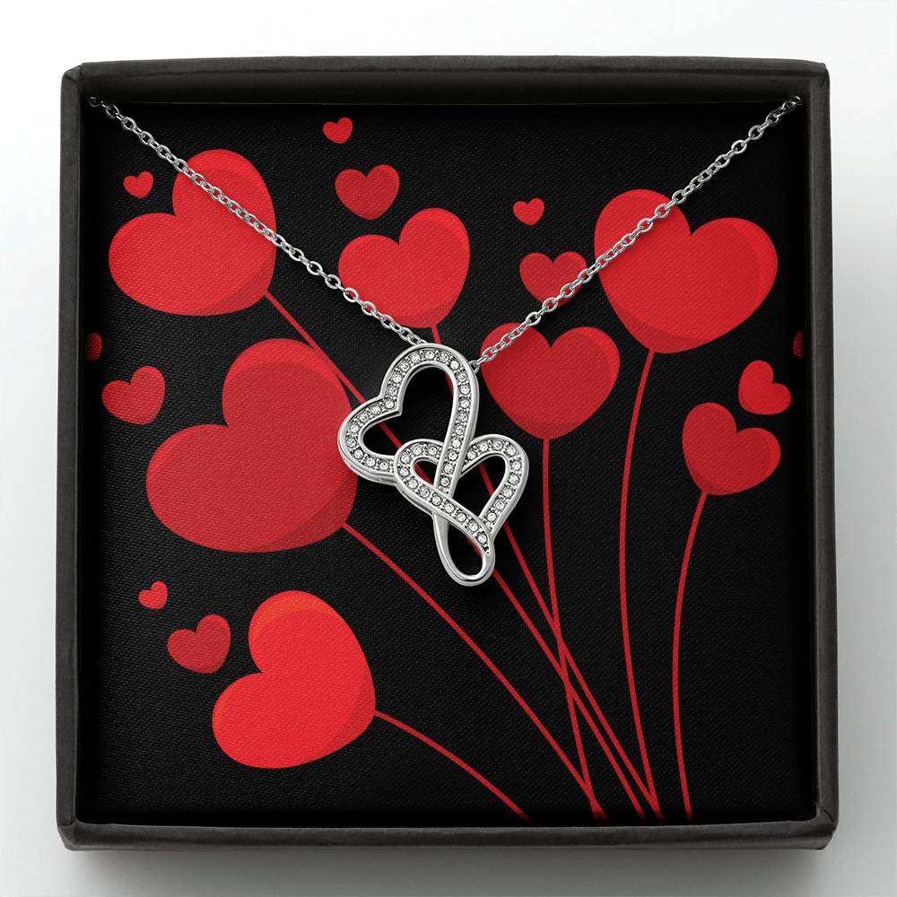 Double Heart Necklace