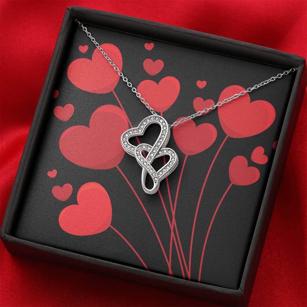 Double Heart Necklace