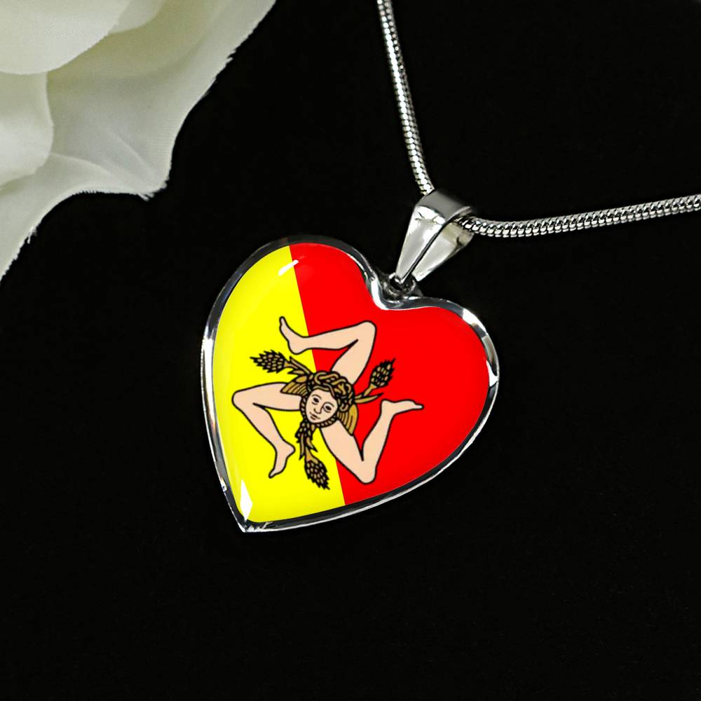 Sicilian Heart Necklace