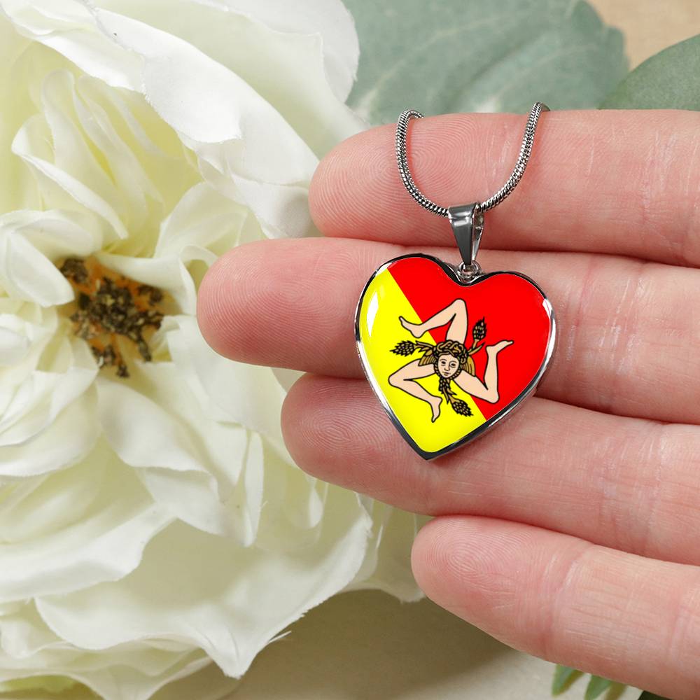 Sicilian Heart Necklace