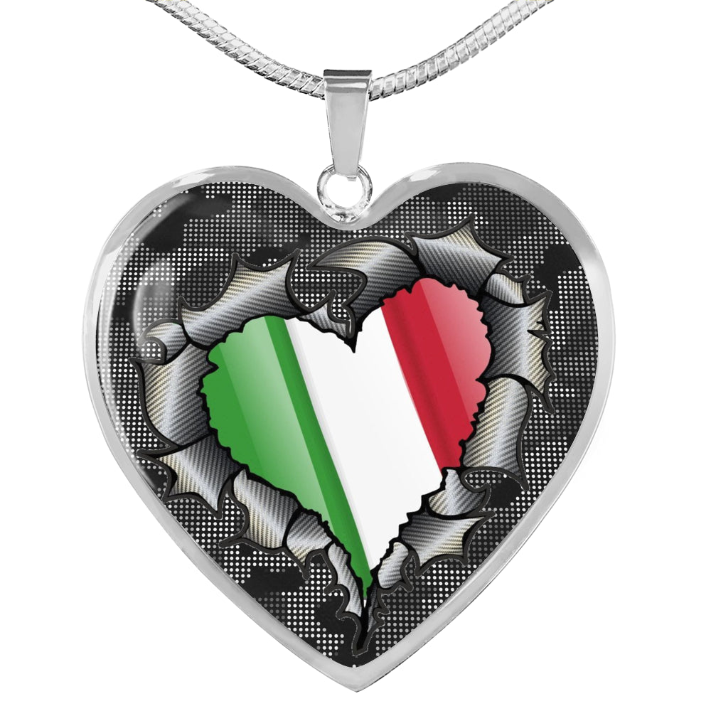 Italian Inside Heart Necklace