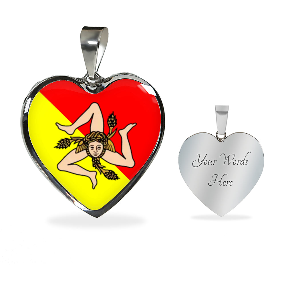 Sicilian Heart Necklace