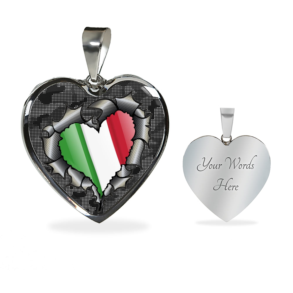 Italian Inside Heart Necklace