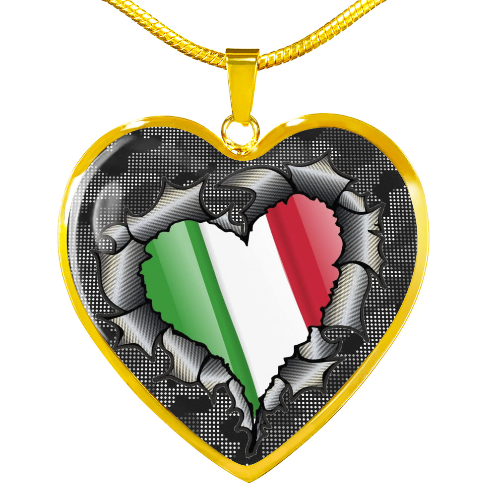 Italian Inside Heart Necklace