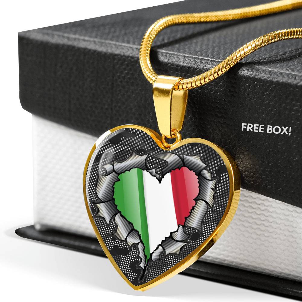 Italian Inside Heart Necklace
