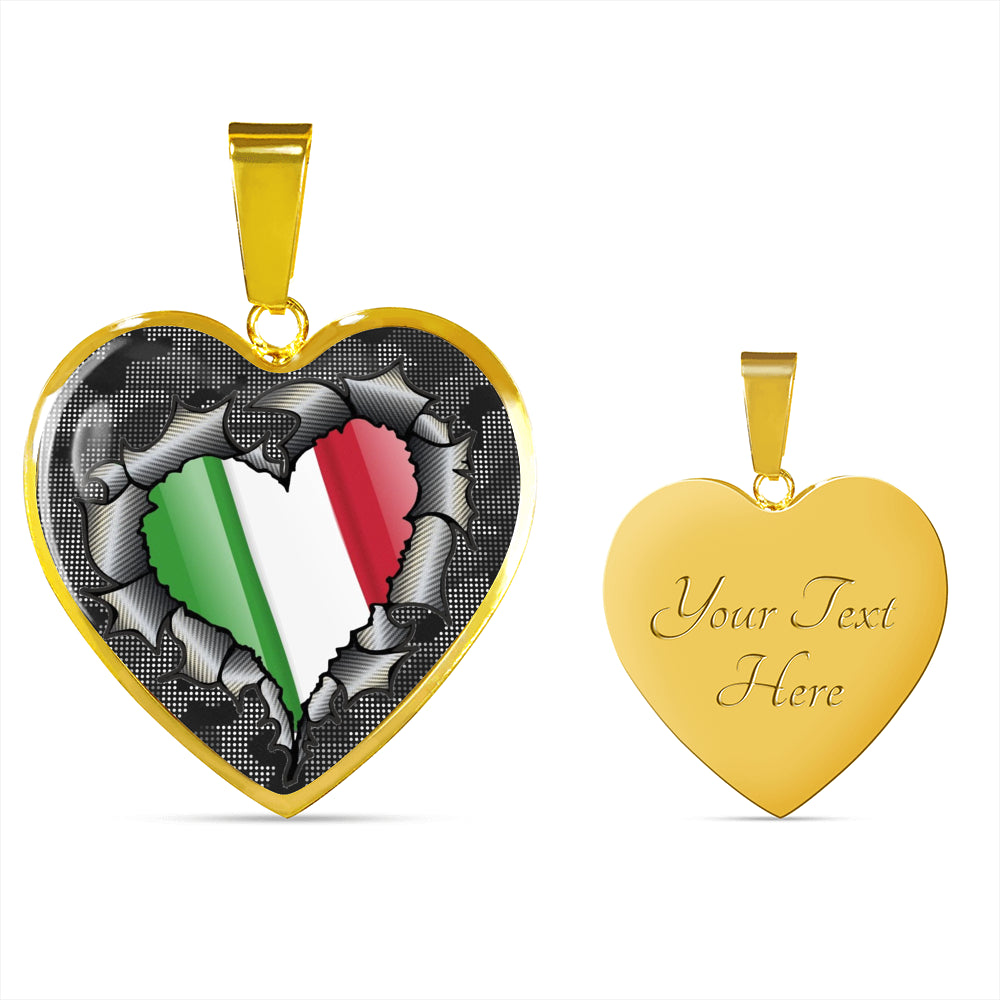 Italian Inside Heart Necklace