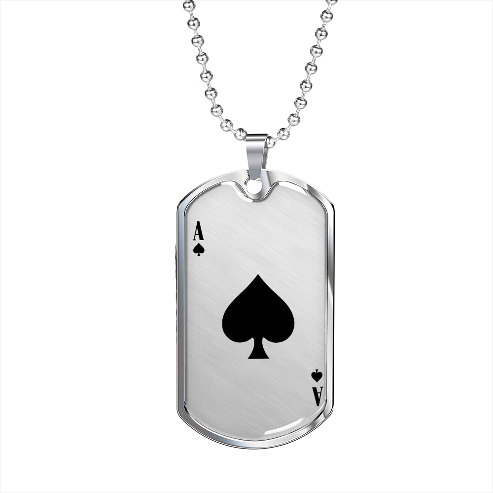 Ace Of Spades Dog-Tag