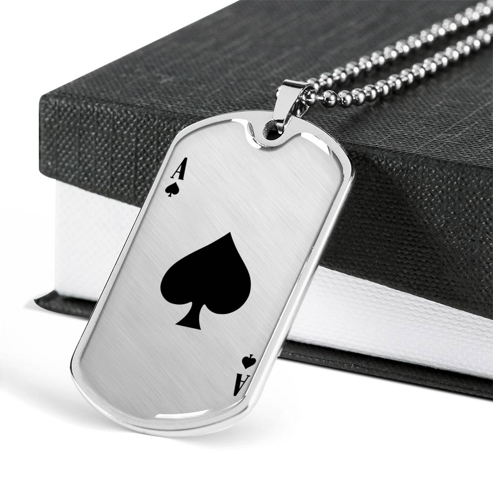Ace Of Spades Dog-Tag