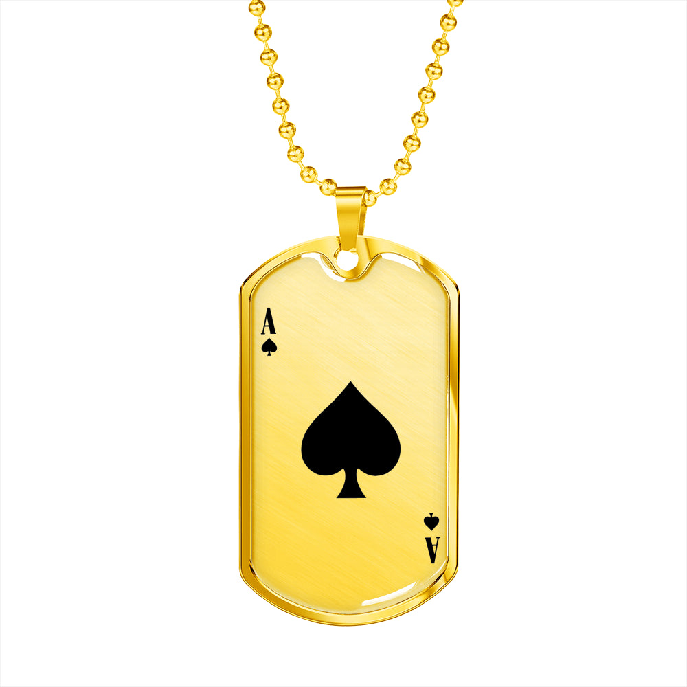 Ace Of Spades Dog-Tag