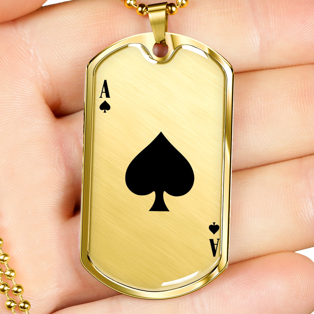 Ace Of Spades Dog-Tag
