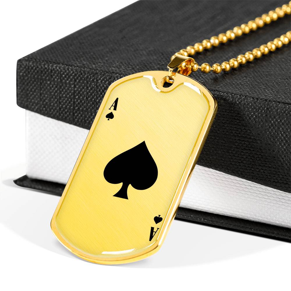 Ace Of Spades Dog-Tag