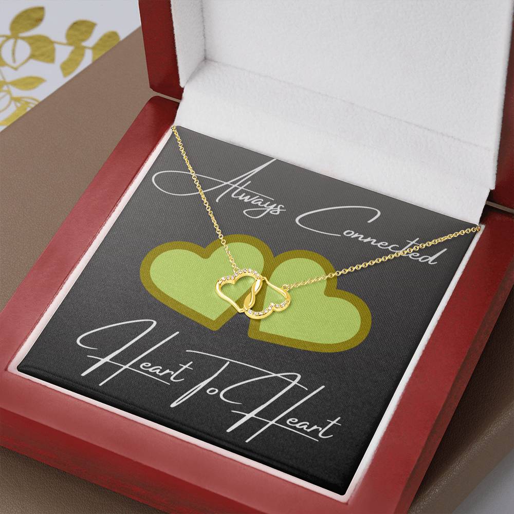 Always Connected Heart To Heart Everlasting Love Necklace