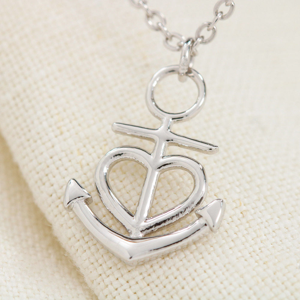 Friendship Anchor Necklace