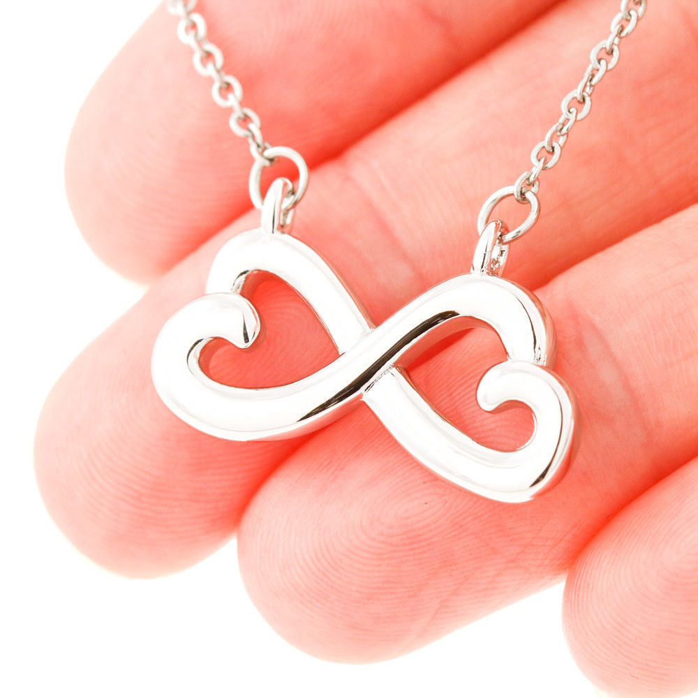 Italian Pride Infinity Hearts Necklace