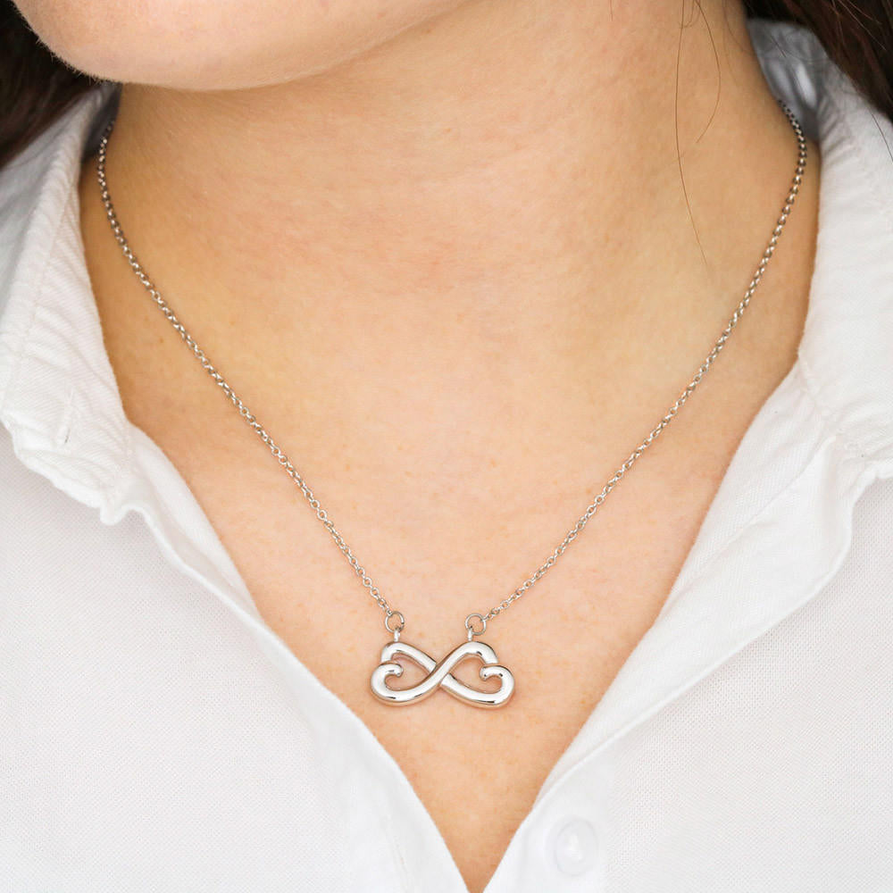 Italian Pride Infinity Hearts Necklace