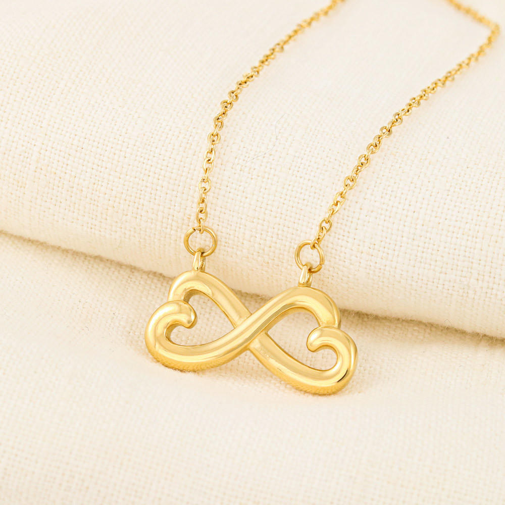 Italian Pride Infinity Hearts Necklace